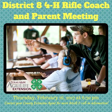 Call in to the D8 Conference Call for Shooting Sports Coaches Training